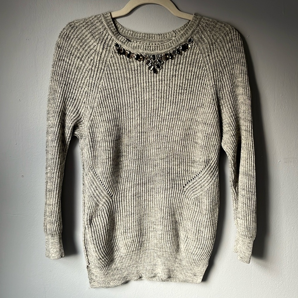 Loft jewel-neck sweater